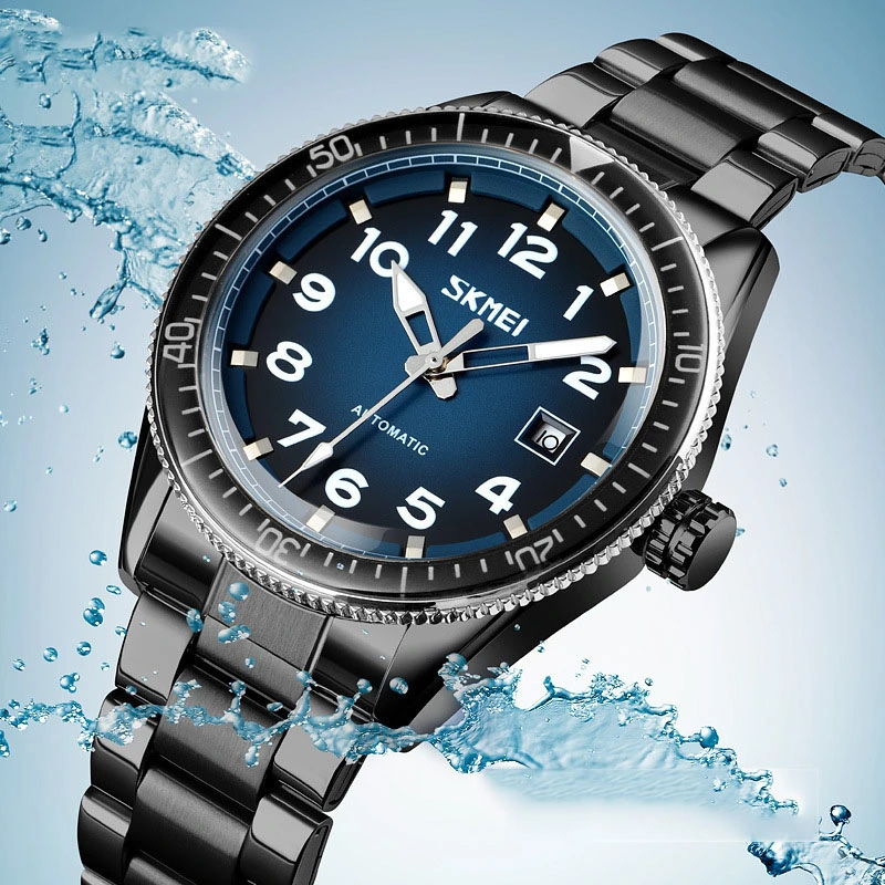 Fully Automatic Quartz Watch With Student Waterproof Transparent Bottom