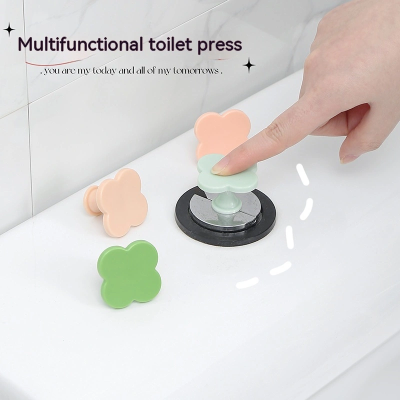 Four-Leaf Clover Toilet Pressing Utensil Creative Multifunctional