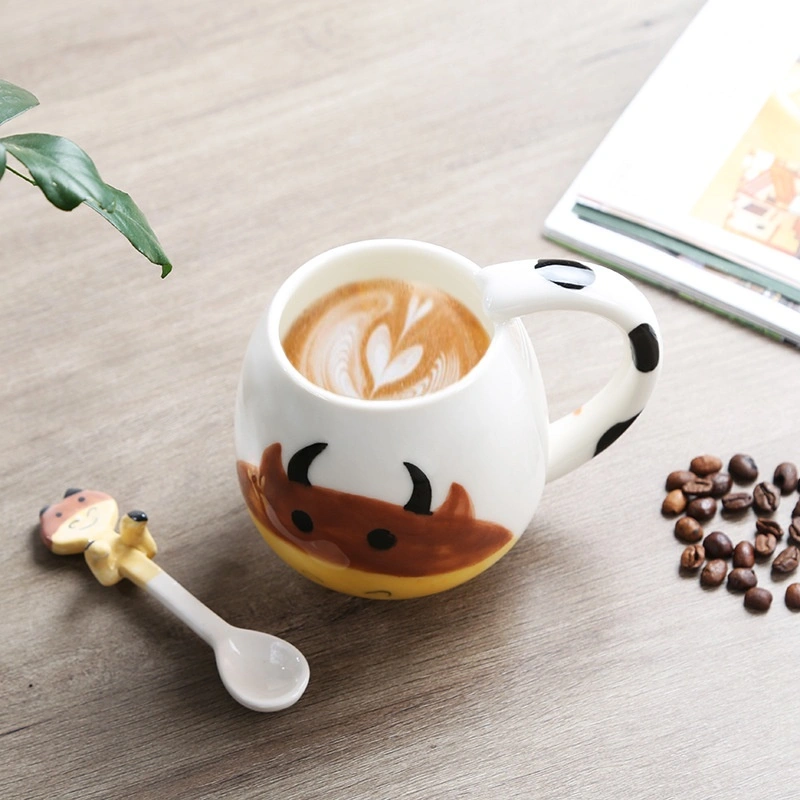 Cute Cartoon Animal Ceramic Cup