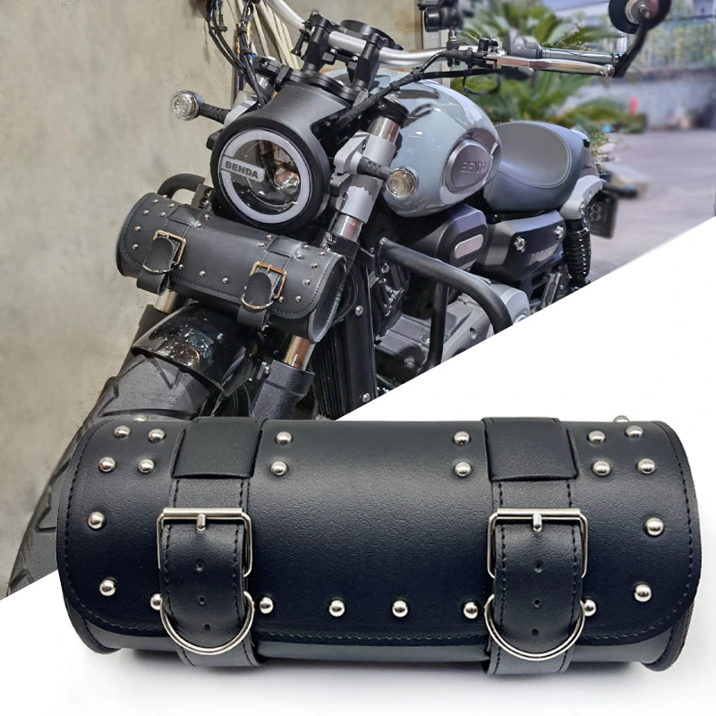 Retro Motorcycle Bicycle Bags Waterproof Leather Pannier Bag