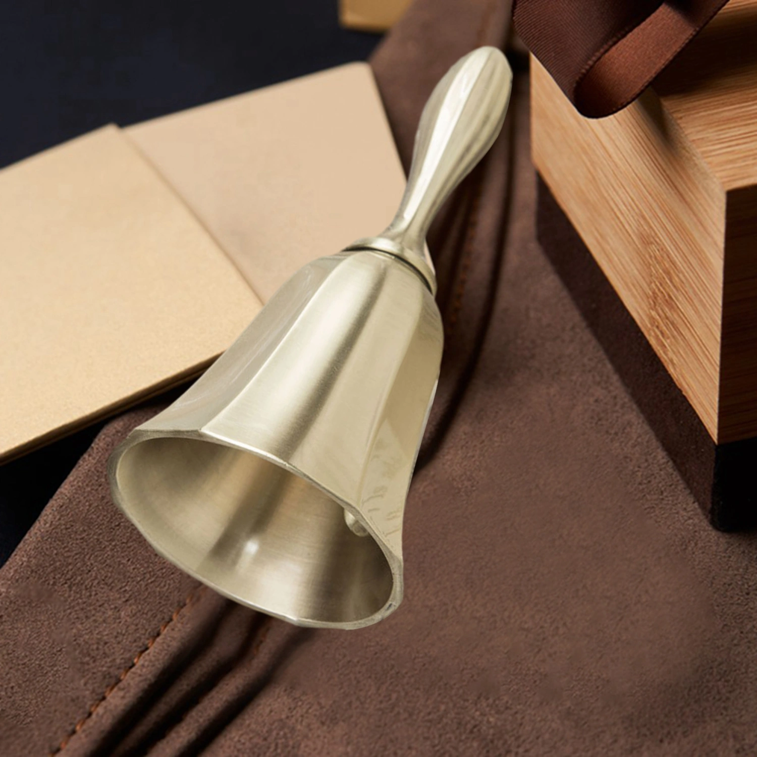 Restaurant Bell, Vintage Bar Bell Portable Cafe Hand Bell for Service