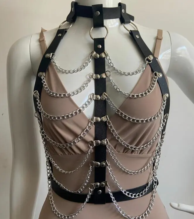 Exaggerated Collar Chest Necklace Waist Chain