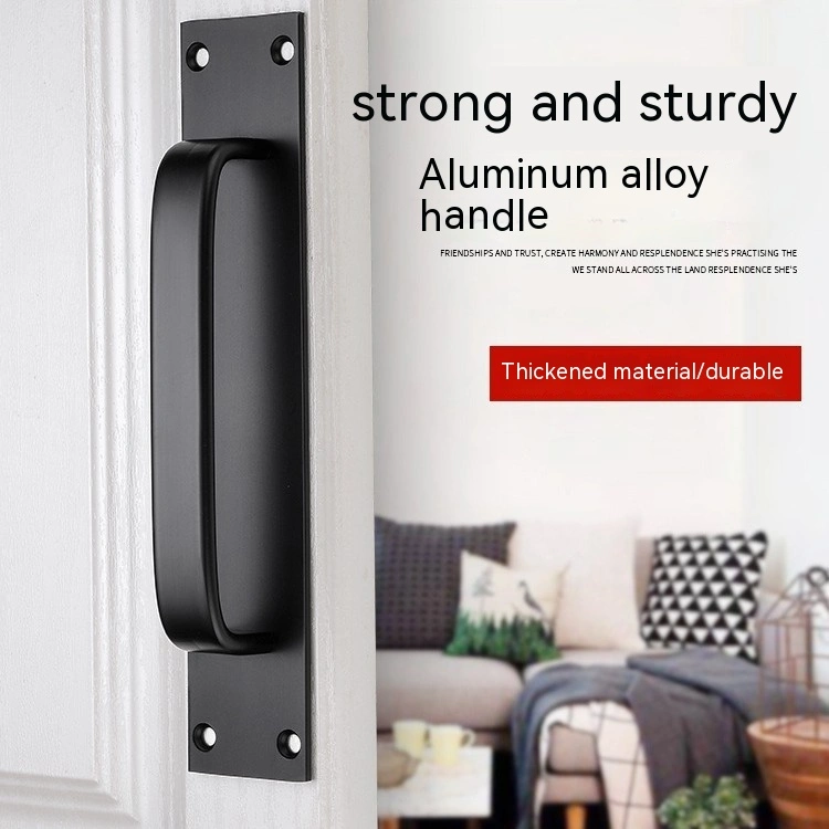 Aluminum Alloy Door Handle Simple Punch-free