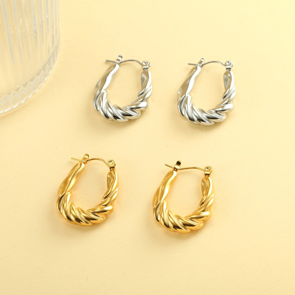 Adaline Twist Drop Earrings