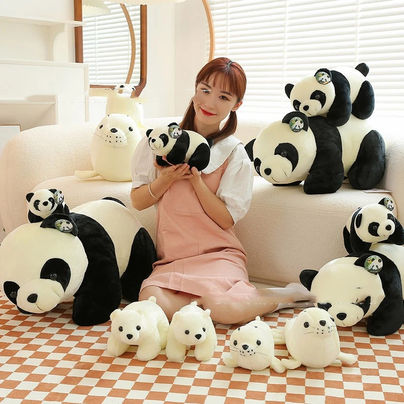 Cute Panda Polar Bear Doll Plush Toys