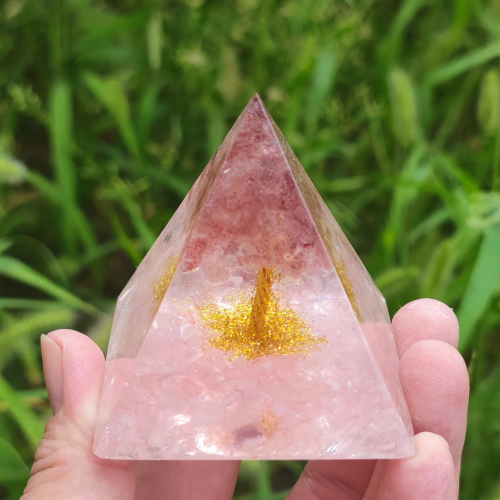 Gravel Pyramid Home Crafts Resin Decorations Desktop Ornaments