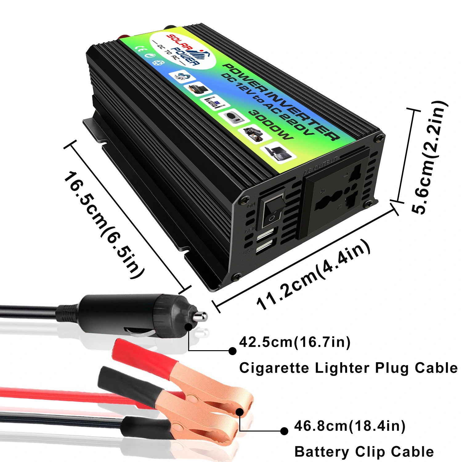 12V To 220V Vehicle Inverter