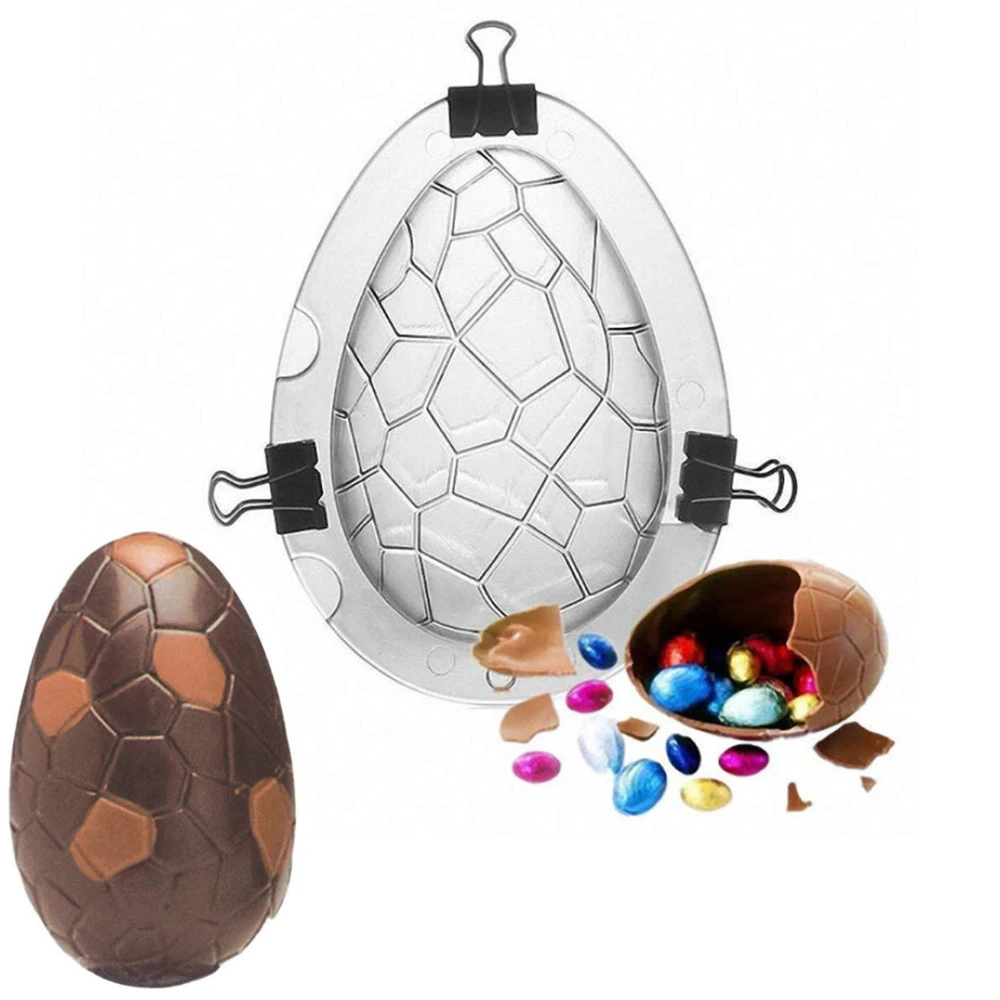 3D Easter Egg Chocolate Mold Surprise Maker Plastic Material