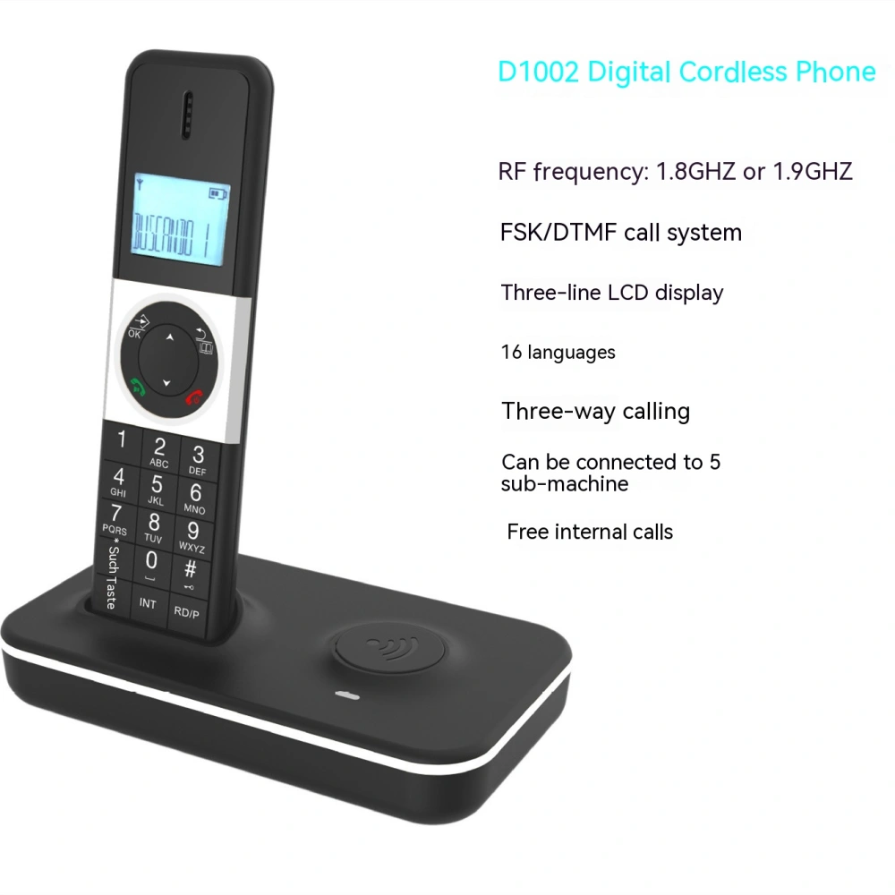 Digital Cordless Phone Caller ID Business Office