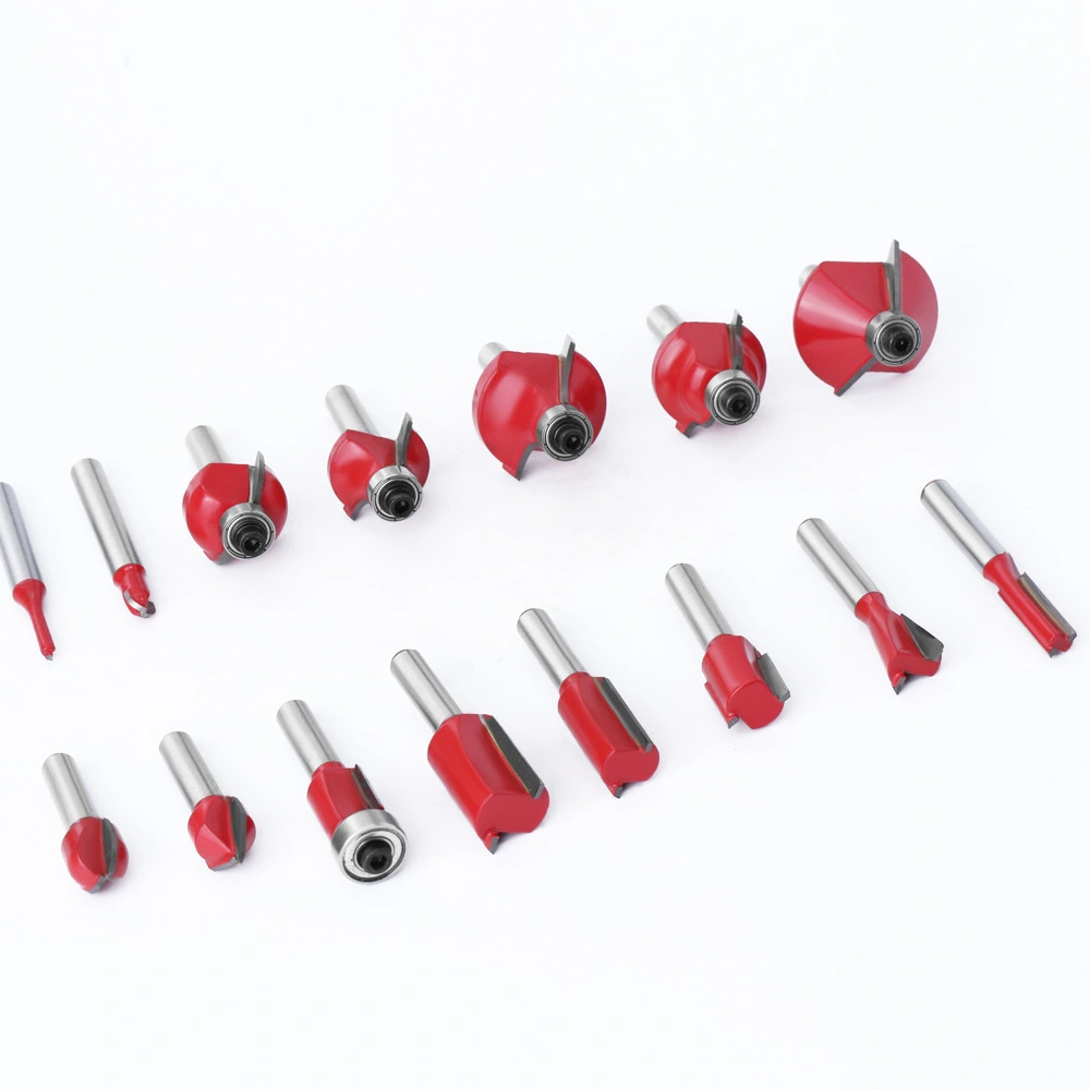 Router Bits Set Trimmer Engraving Machine Tungsten Steel Alloy Cutter Head