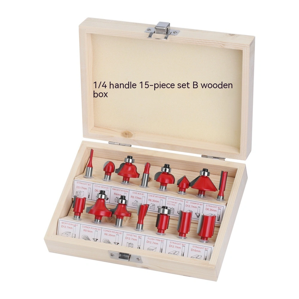 Router Bits Set Trimmer Engraving Machine Tungsten Steel Alloy Cutter Head