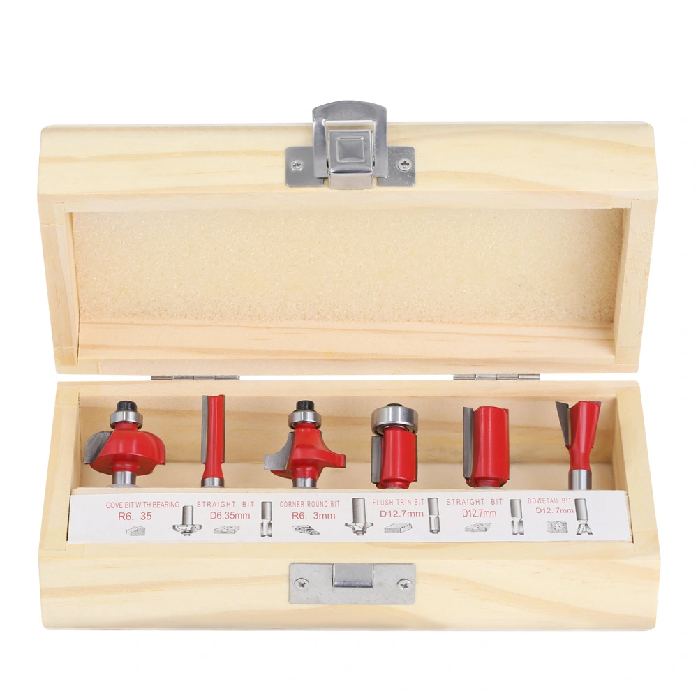 Router Bits Set Trimmer Engraving Machine Tungsten Steel Alloy Cutter Head