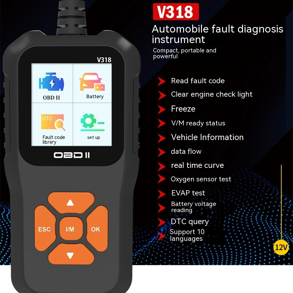 Automotive Diagnostic Troubleshooter Engine Test Scan