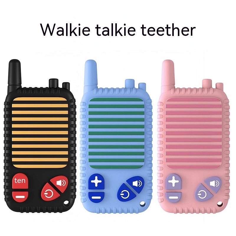 Walkie-Talkie Baby Silicone Gum Handheld Toy