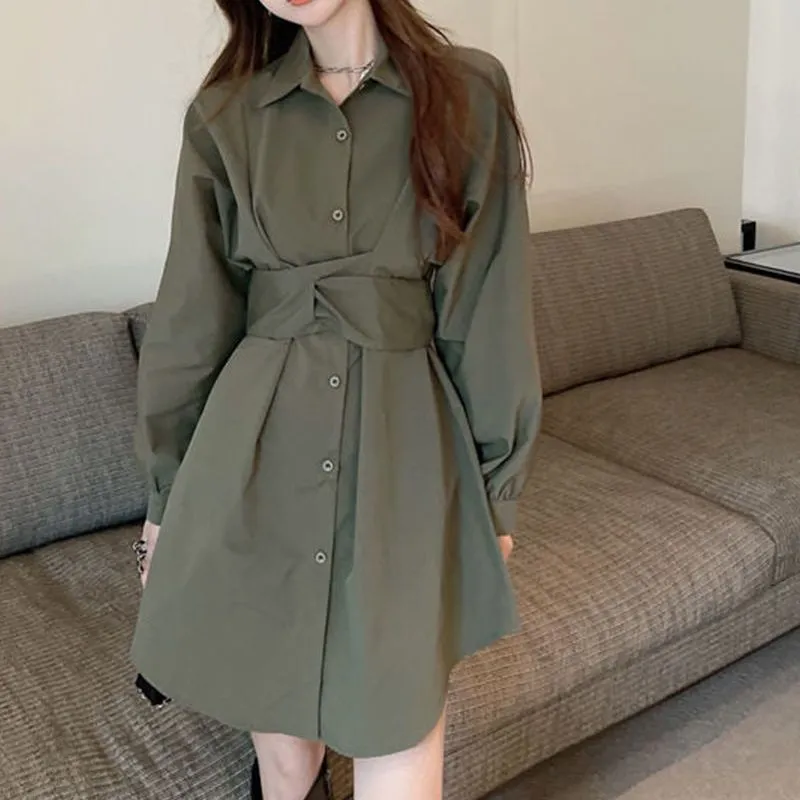 Women's Fashion Polo Shirt Dress Shorts Suit