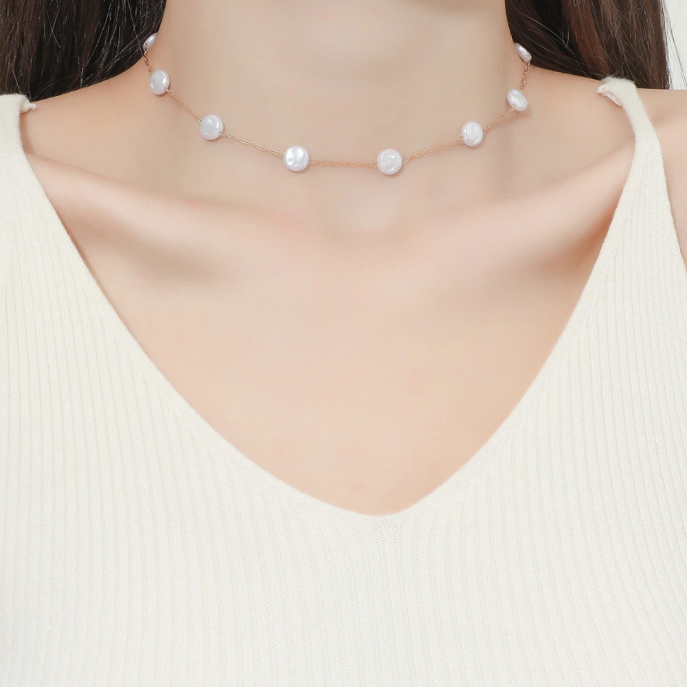 New Creative Fashion Pearl Single Layer Choker