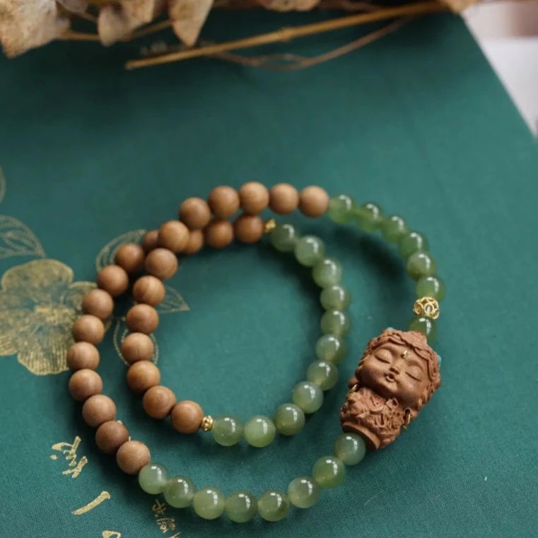 Original Old Sandalwood Green Tara Handstring