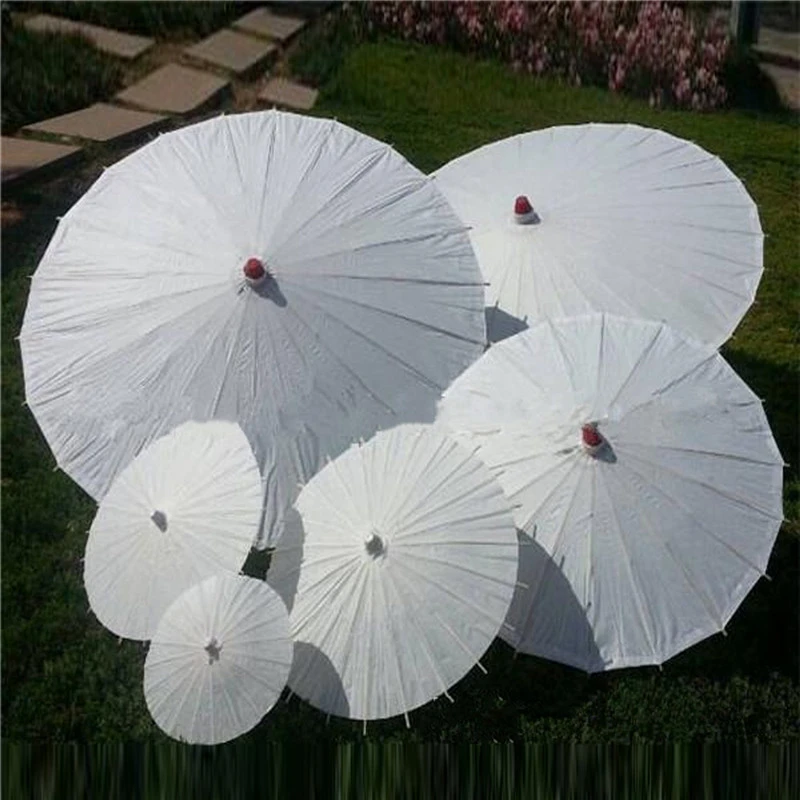 Children's Stage Props Diy Painting Blank Paper Umbrella