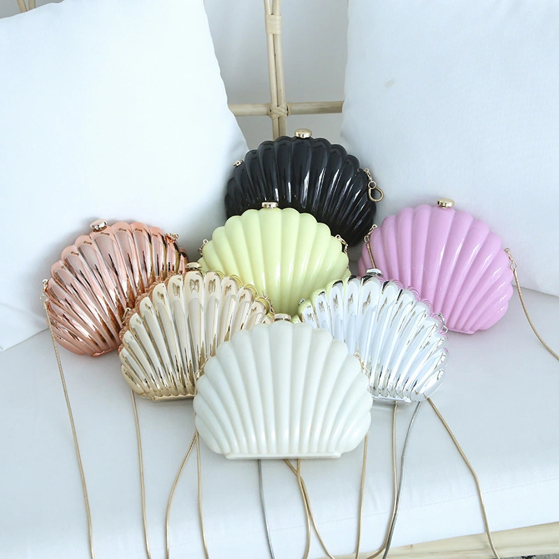 Acrylic Dinner Candy-colored Shell Hand-held Party Hard Box Bag