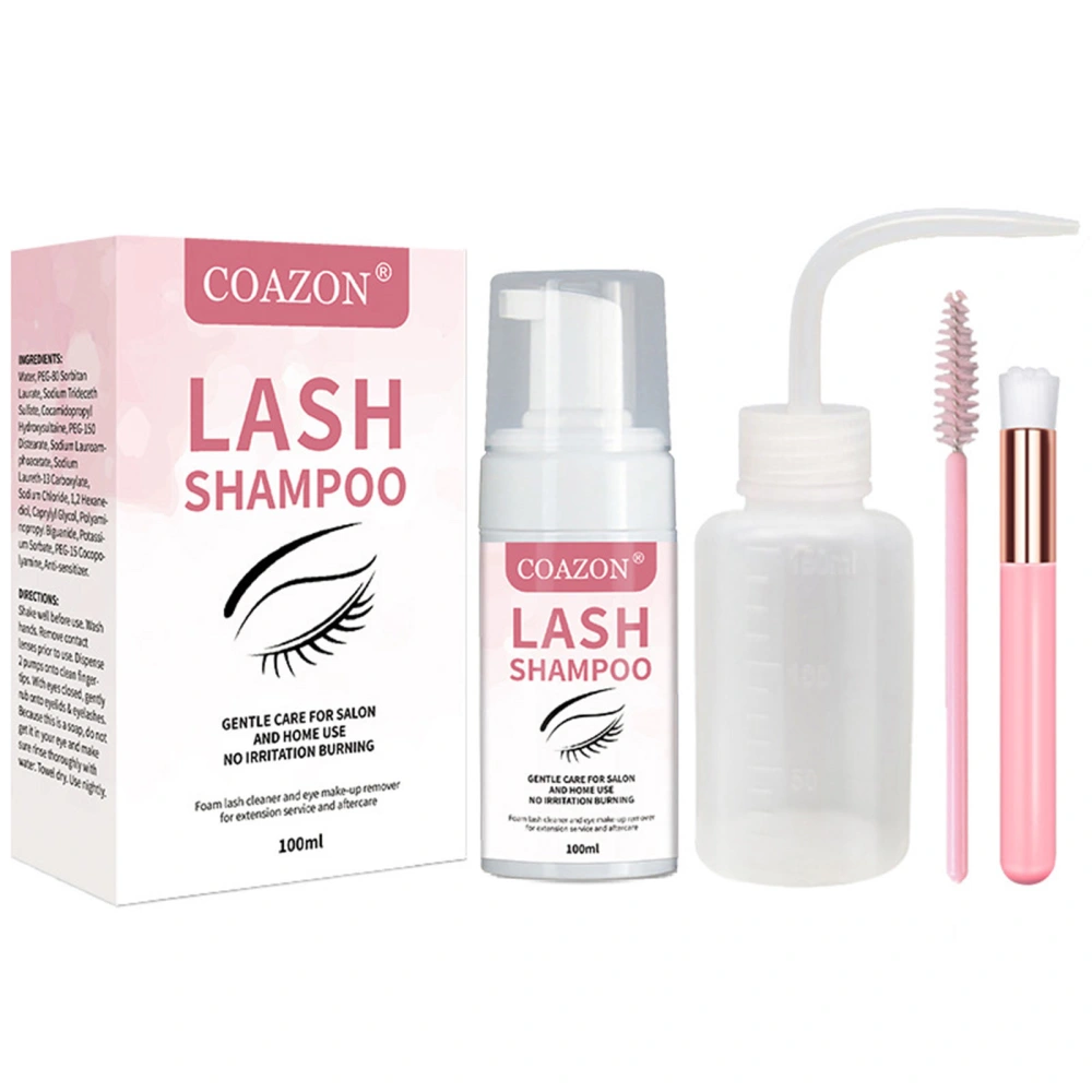 Lash Shampoo for Lash Extensions 100ml Eyelash Extension Cleanser