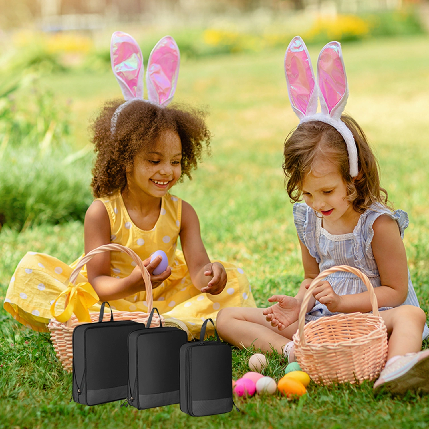 Packing Cubs for Suitcase 3Pcs Waterproof Travel Organizer Bags 