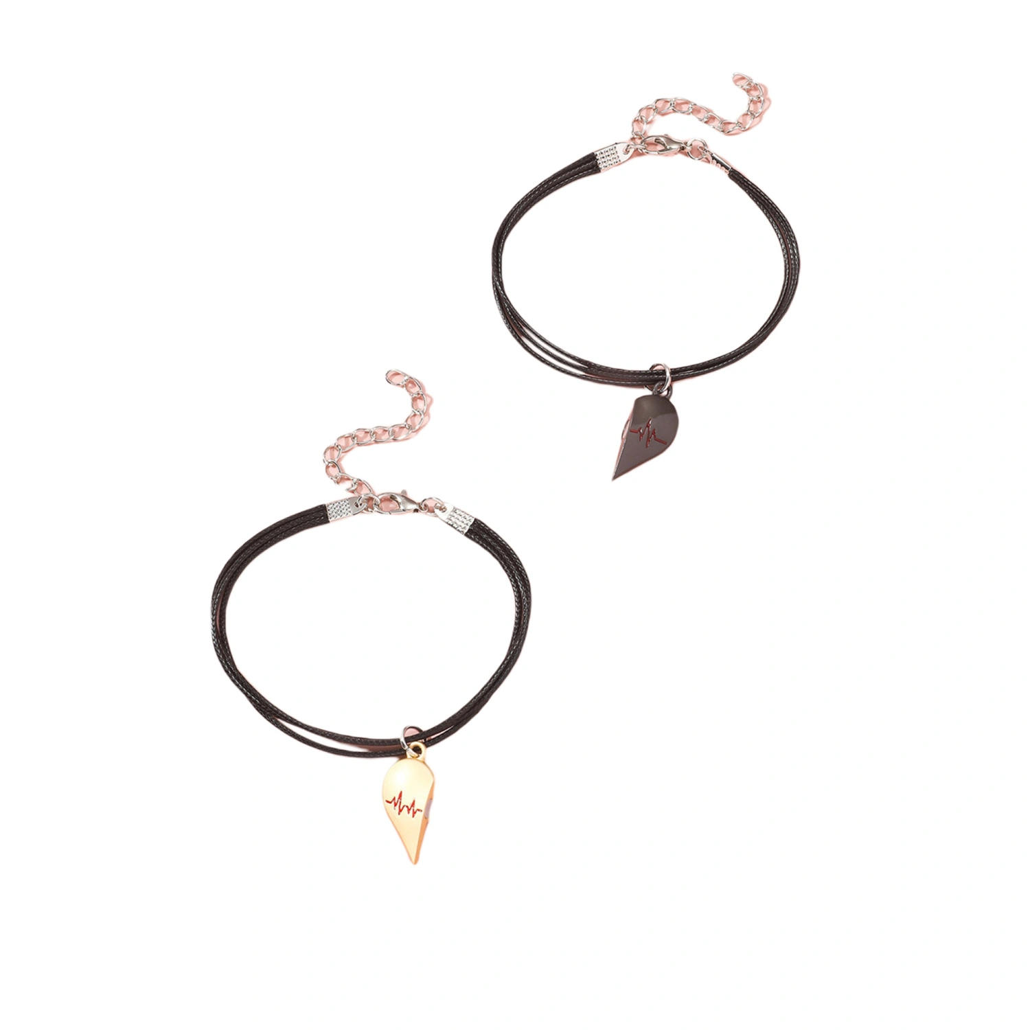 Heart Pendant Necklaces Best Friend Matching Necklaces Couple Jewelry