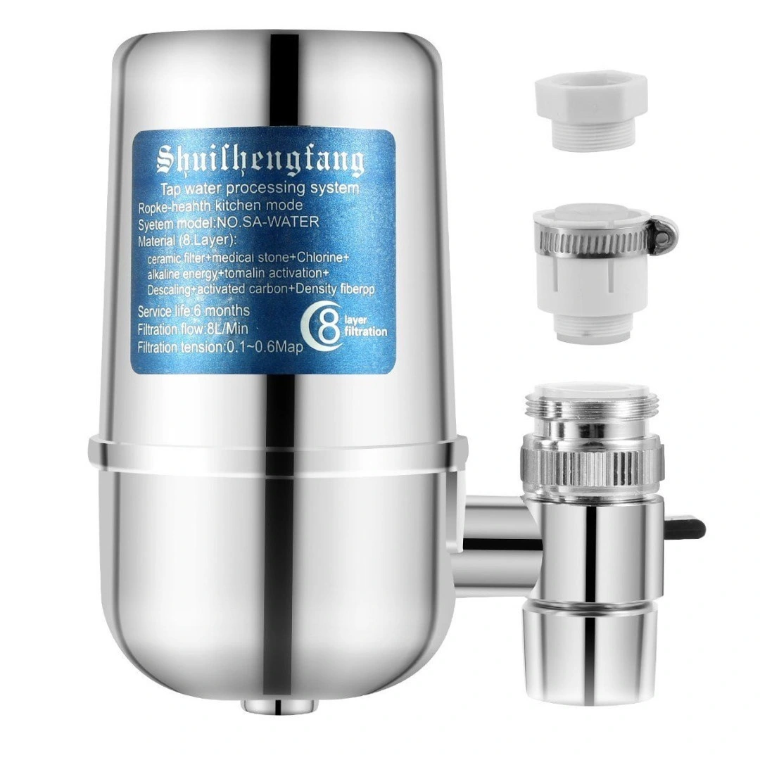 Electroplating household water purifier
