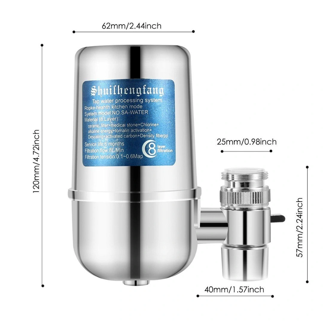 Electroplating household water purifier