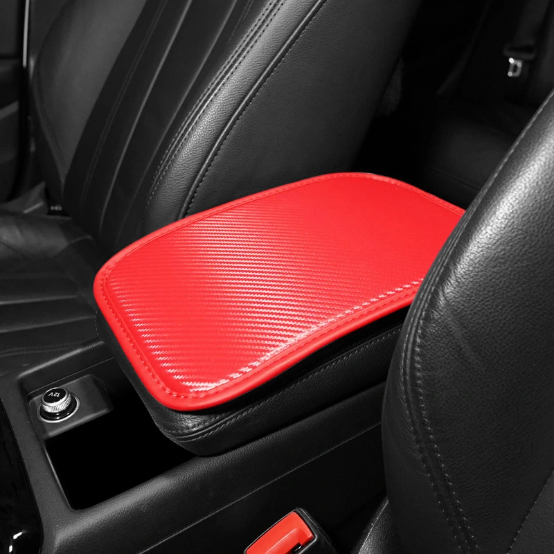 Automotive Carbon Fiber Armrest Box Mat