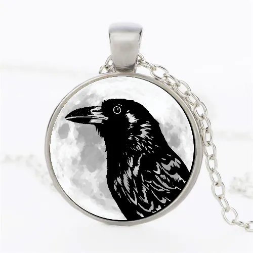 Crow Moon Corvidcore Jewelry Witchy Modern Design