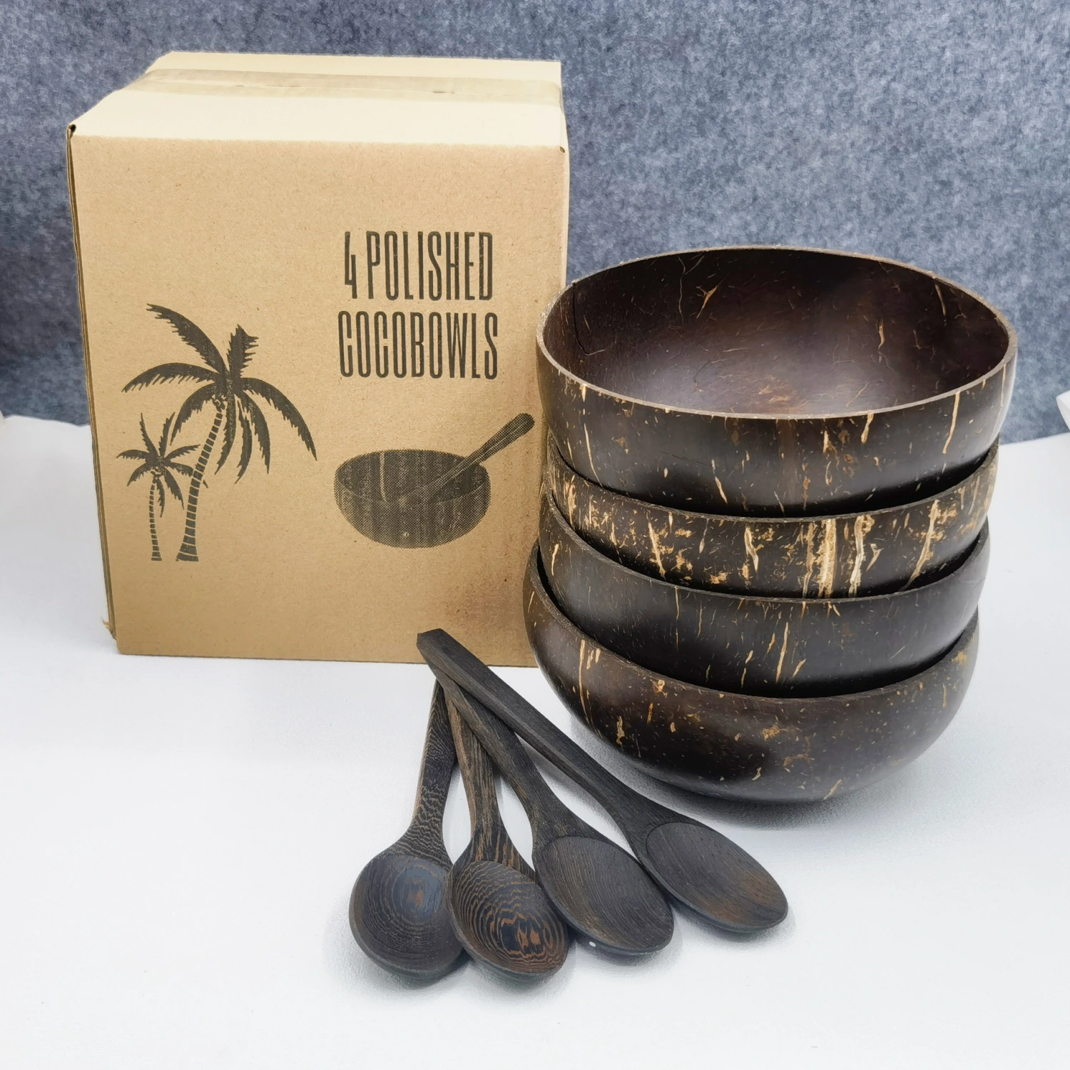 Natural Coconut Old Shell Bowl