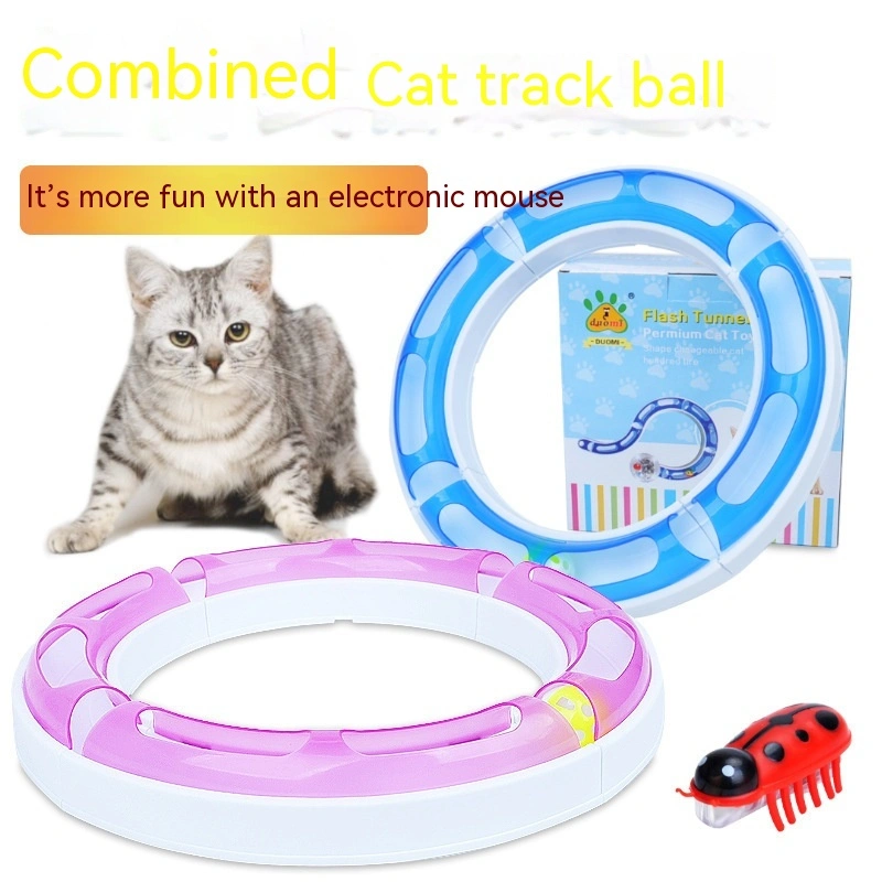 Pet Suit Track Ball DIY Track Amusement Plate Combined Cat Toy