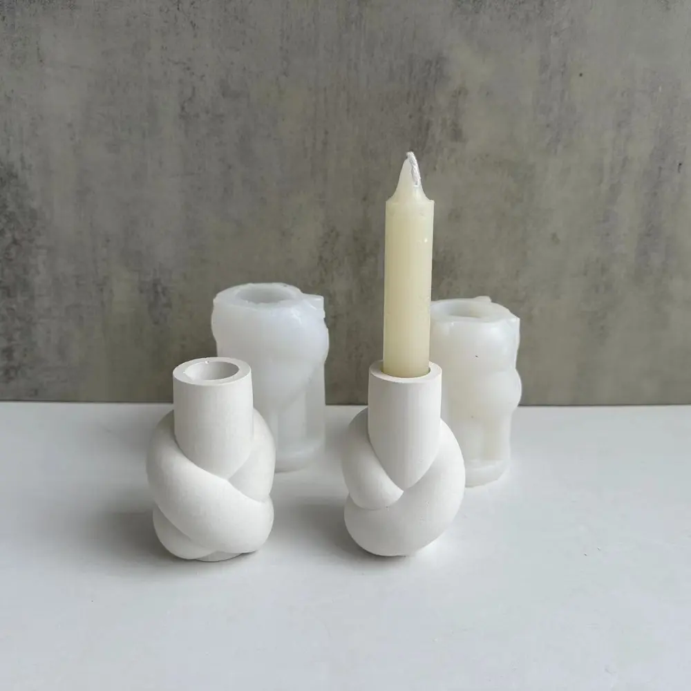 Bundle String Incense Candle Holder Silicone Mold