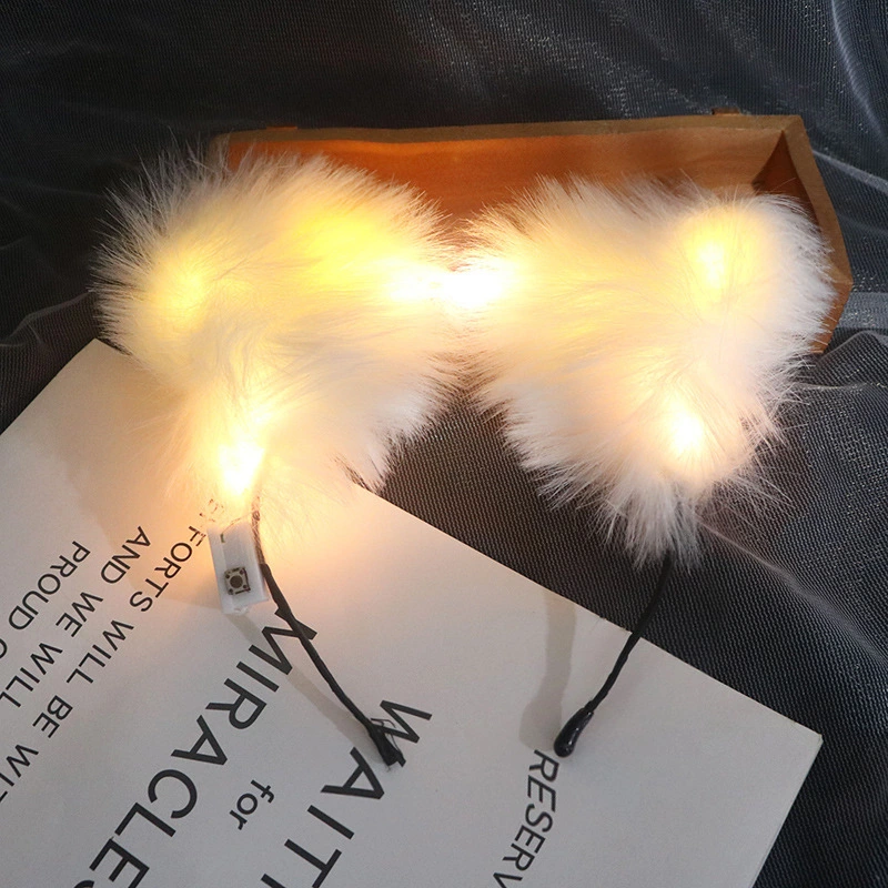 Luminous Fox Headband Cute Cat Ears Headdress