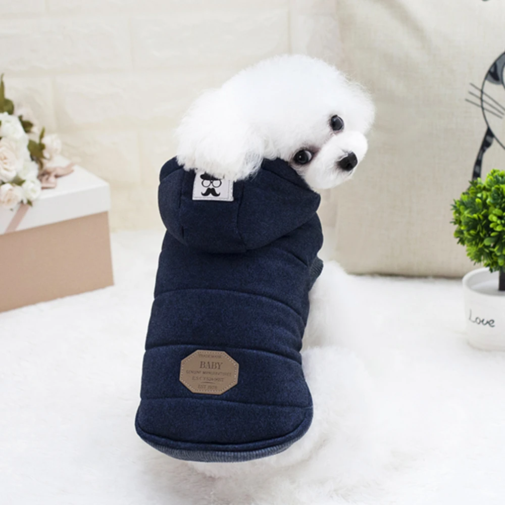 Teddy Pet Clothing Two-leg Cotton-padded Clothes