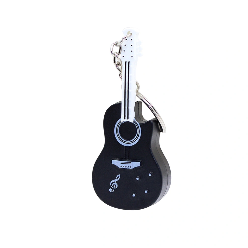 Guitar Keychains, Cool Hanging Pendant Keyring with Light Music