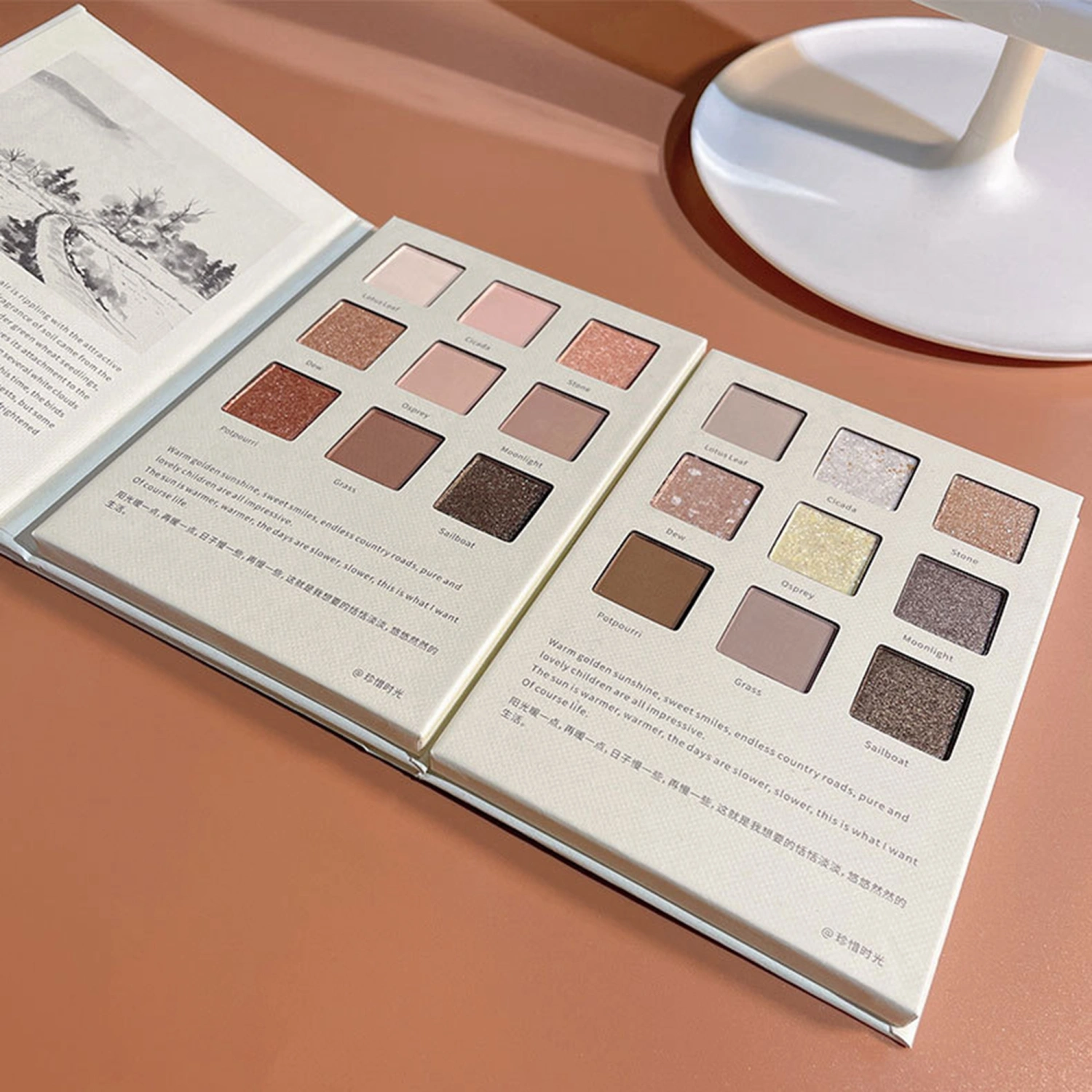 Eyeshadow Palette 9 Pigmented Shimmer Matte Eye Shadows for Women