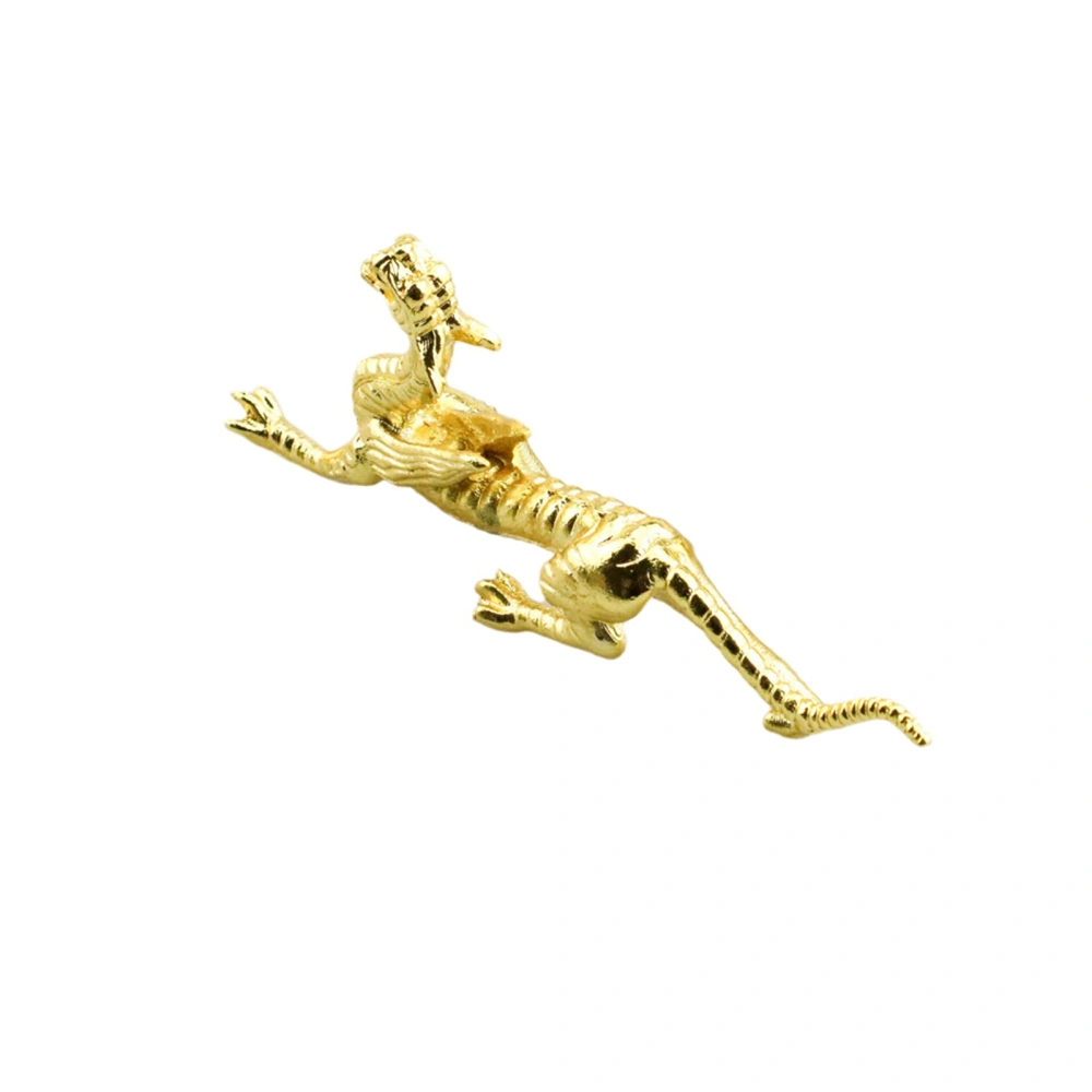 Mini Dragon Incense Holder Gold Metal Chinese Animal Incense Holder