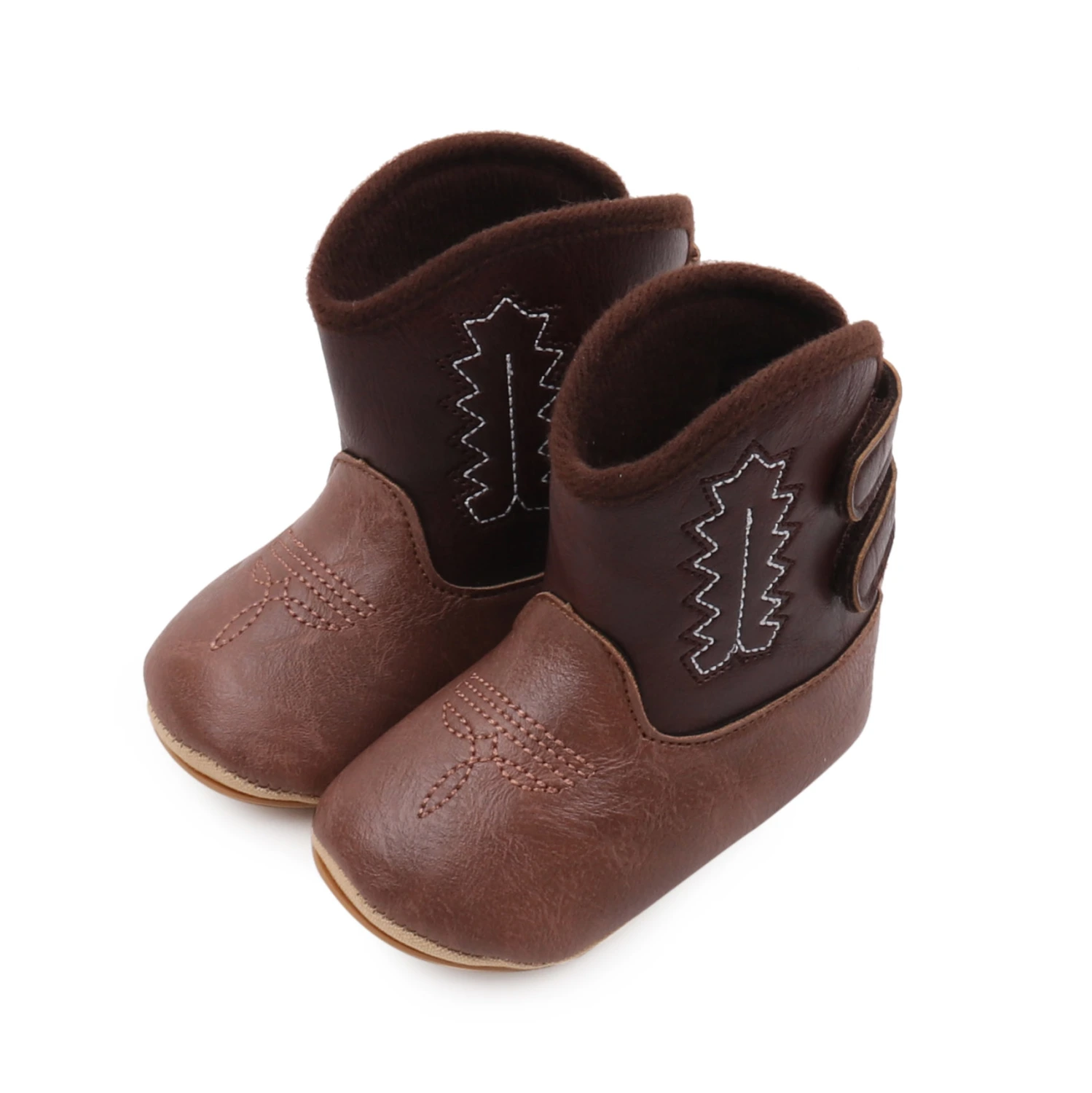 Baby Girls Boots, Soft Sole Patchwork Non-slip First Walker Shoes