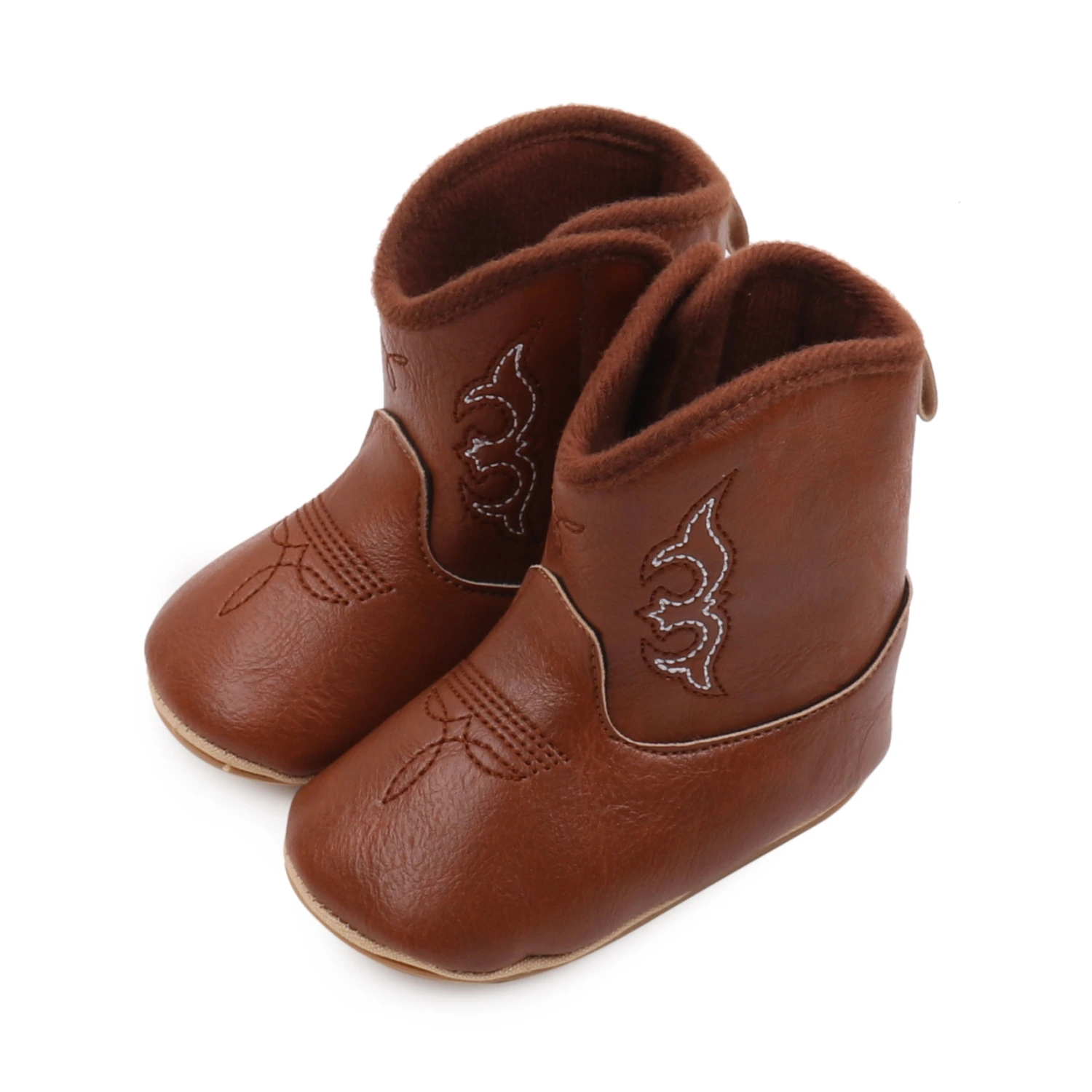 Baby Girls Boots, Soft Sole Patchwork Non-slip First Walker Shoes