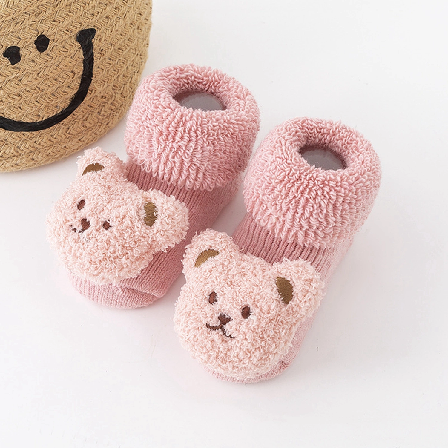 Baby Thickened Socks for Girls & Boys Cartoon Bear Cute Floors Socks