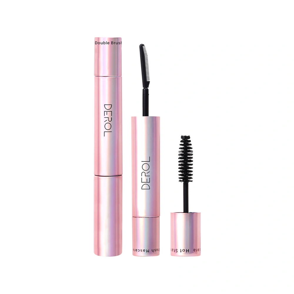 Double Head Mascara Waterproof Long-Lasting Smudge-Proof Mascara