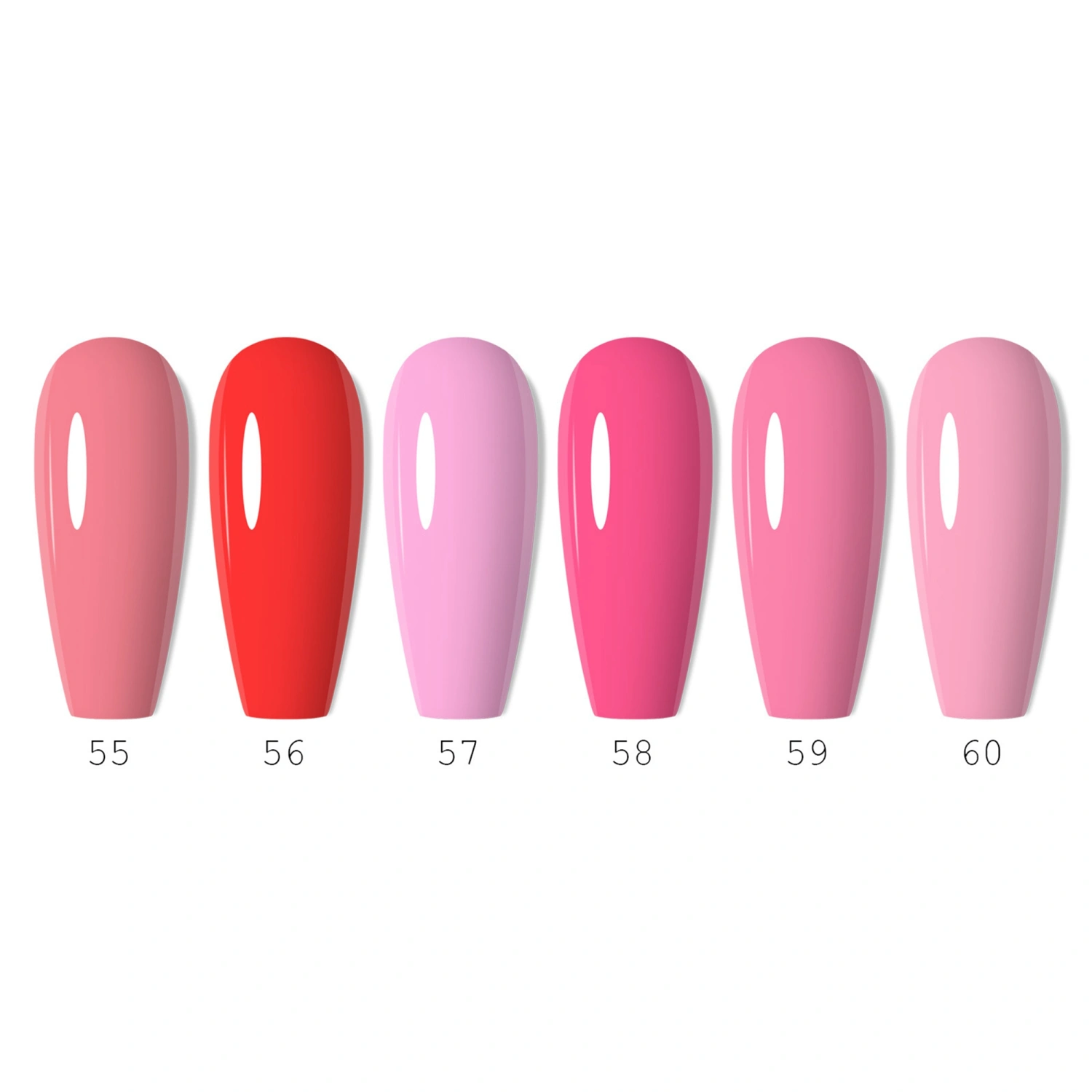 One Step Gel Polish Set 6 Colors Soak off LED UV Nail Gel Polish