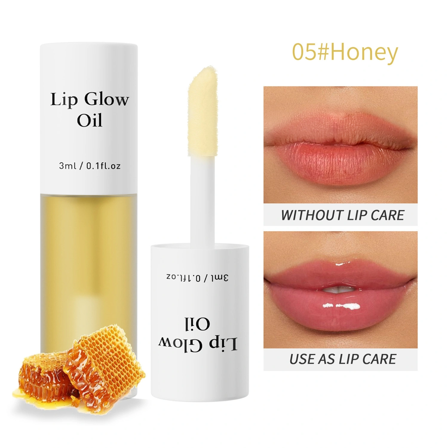 Fruit Flavored Lip Oil Moisturizing Treatment Nourishing Lip Gloss