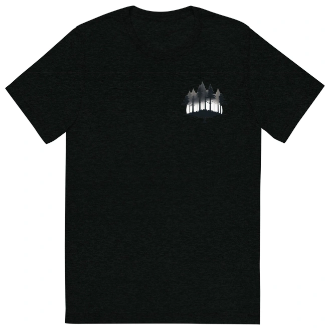 Digital Printed Casual Round Neck T-shirt