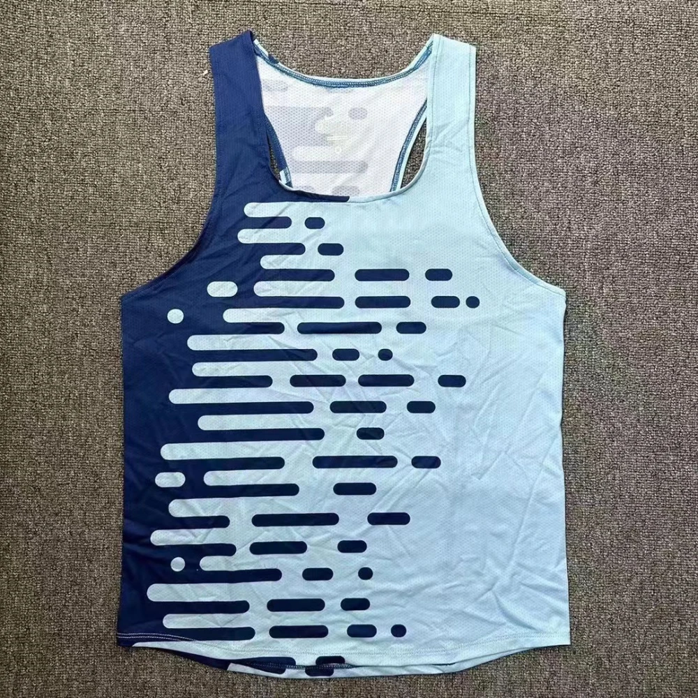 Outdoor Indoor Fitness Sports Summer Running Training Wear Elastic Breathable Quick-drying Sleeveless T-shirt