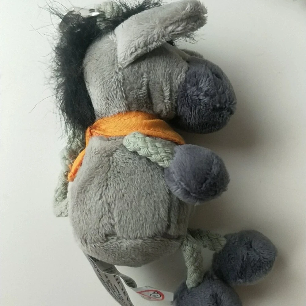 Grey Little Donkey Pendant Keychain