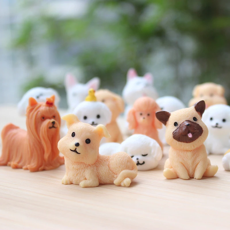 Creative Resin Puppy Decoration Desktop