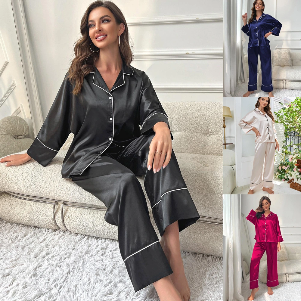 Suitable For Daily Wear Women's Long-sleeved Pajama Pants Home Wear