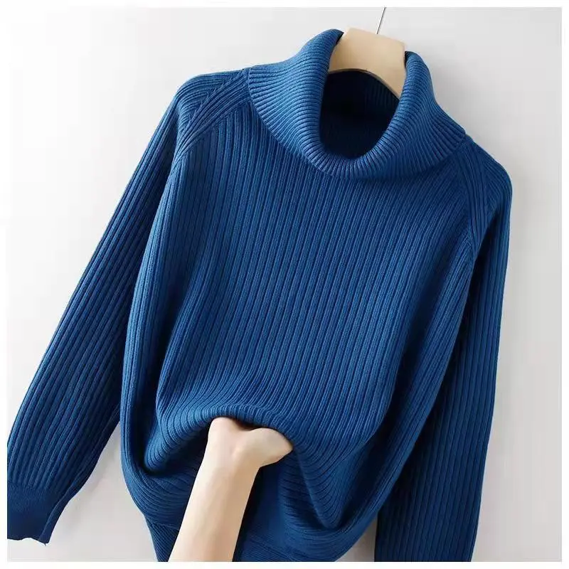 Turtleneck Bottoming Shirt Oversized Knit Sweater